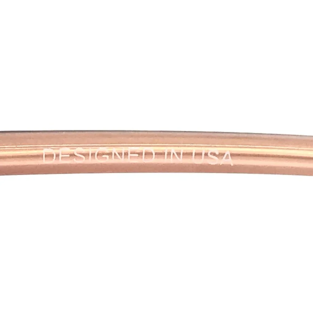 Tura by Lara Spencer Eyeglasses Frames LS114 BLS Blush Pink Brown Horn 53-16-135